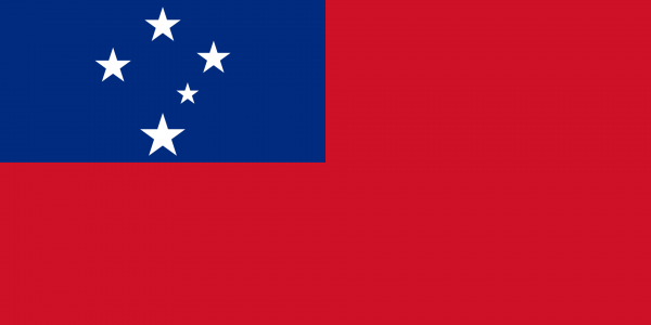 tafelvlaggen Samoa 10x15cm | Samoaanse tafelvlag