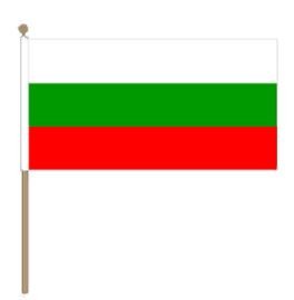 Zwaaivlag Bulgarije 15x22cm | Stof