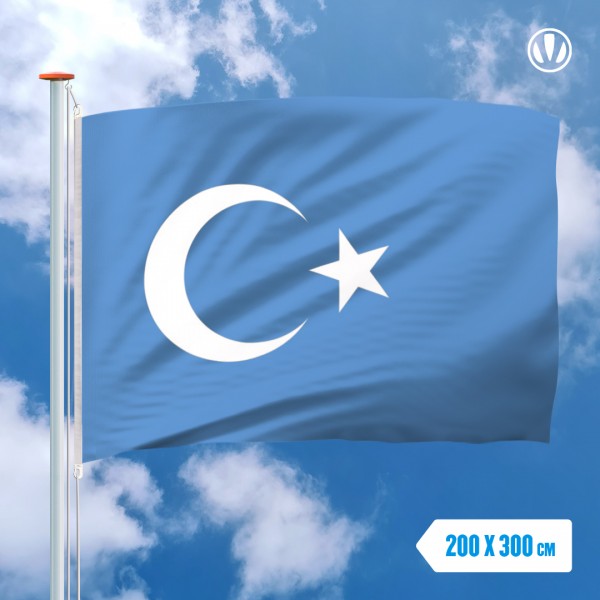 Grote Mastvlag Oost Turkestan-Oeigoeren