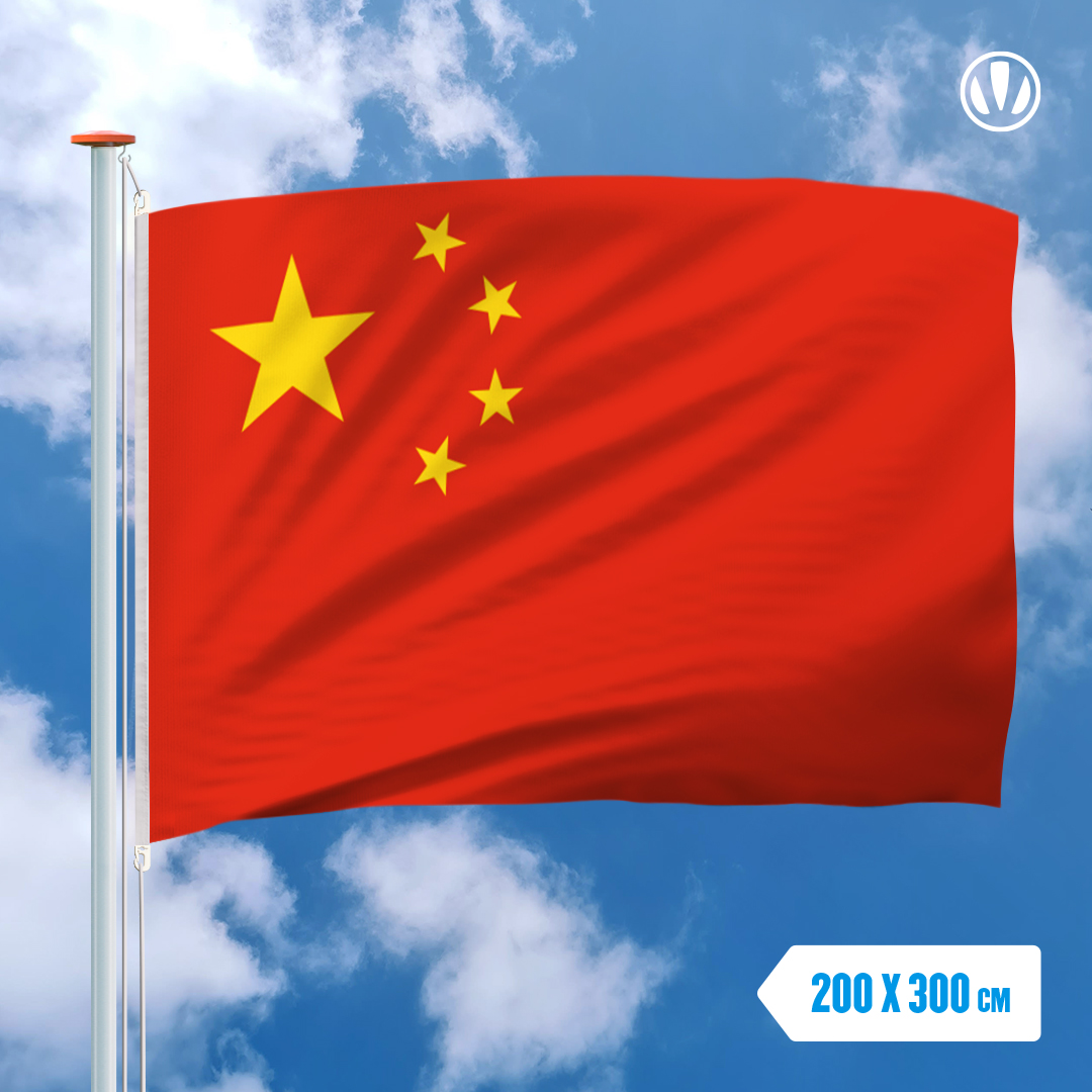 vlag China Chinese 200x300cm voordelig kopen bij