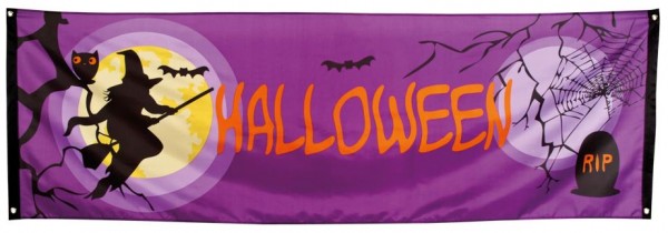 spandoek Halloween 74x220cm, banier, banner, Sint Maarten