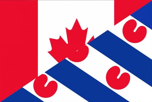 Vlag Canada Friesland 120x180