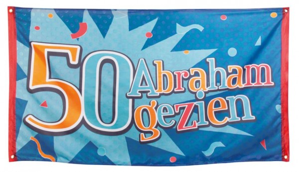 Vlag 50 Abraham gezien90x150cm