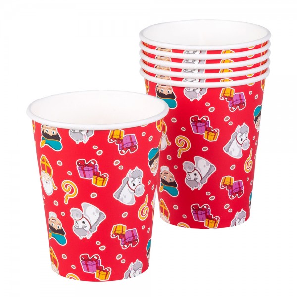 Bekertjes Sinterklaas - 10 stuks