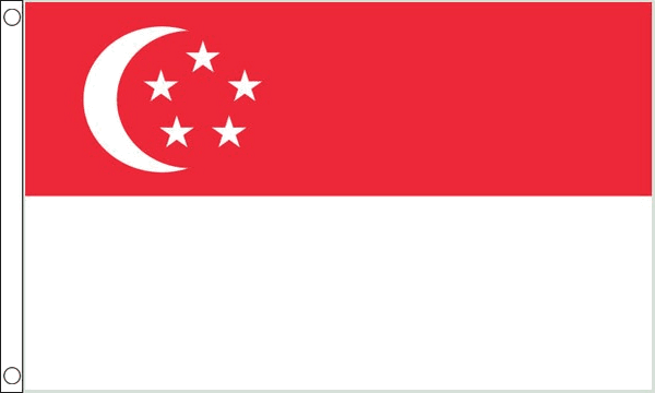 Vlag Singapore 60x90cm