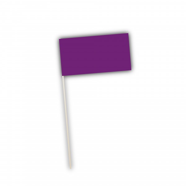 Paarse zwaaivlaggetjes