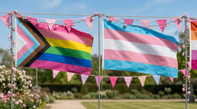 Welke vlaggen bevatten roze?