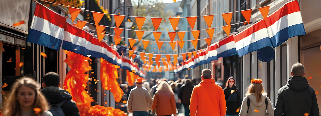 Koningsdag Versiering