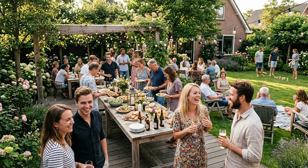 Tuinfeest versiering